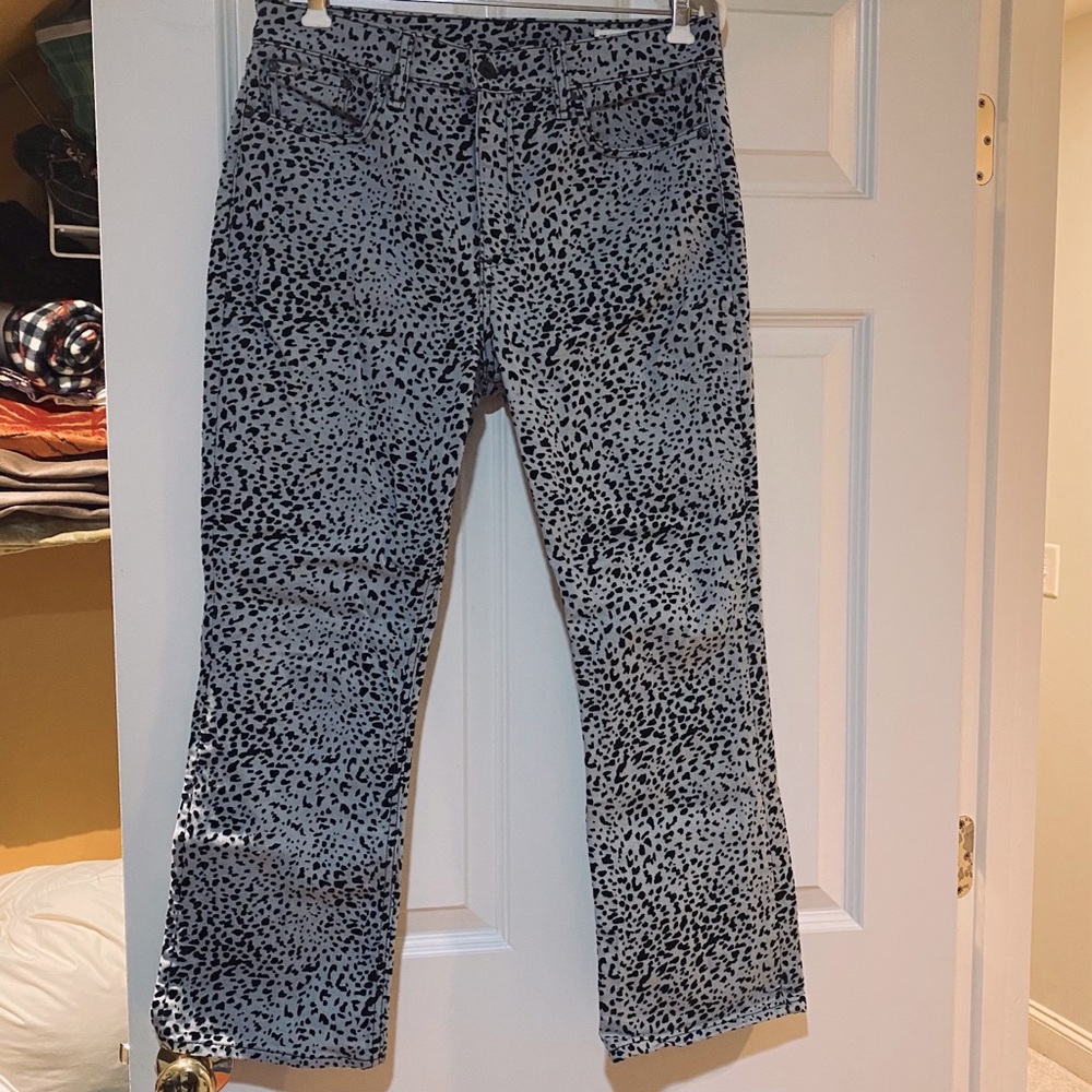 Rag &Bone flocked leopard pants 29